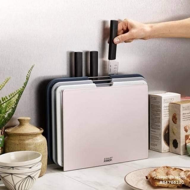 Bộ 3 dao và 3 thớt kèm giá đựng Joseph Joseph 60194 - Ảnh 14