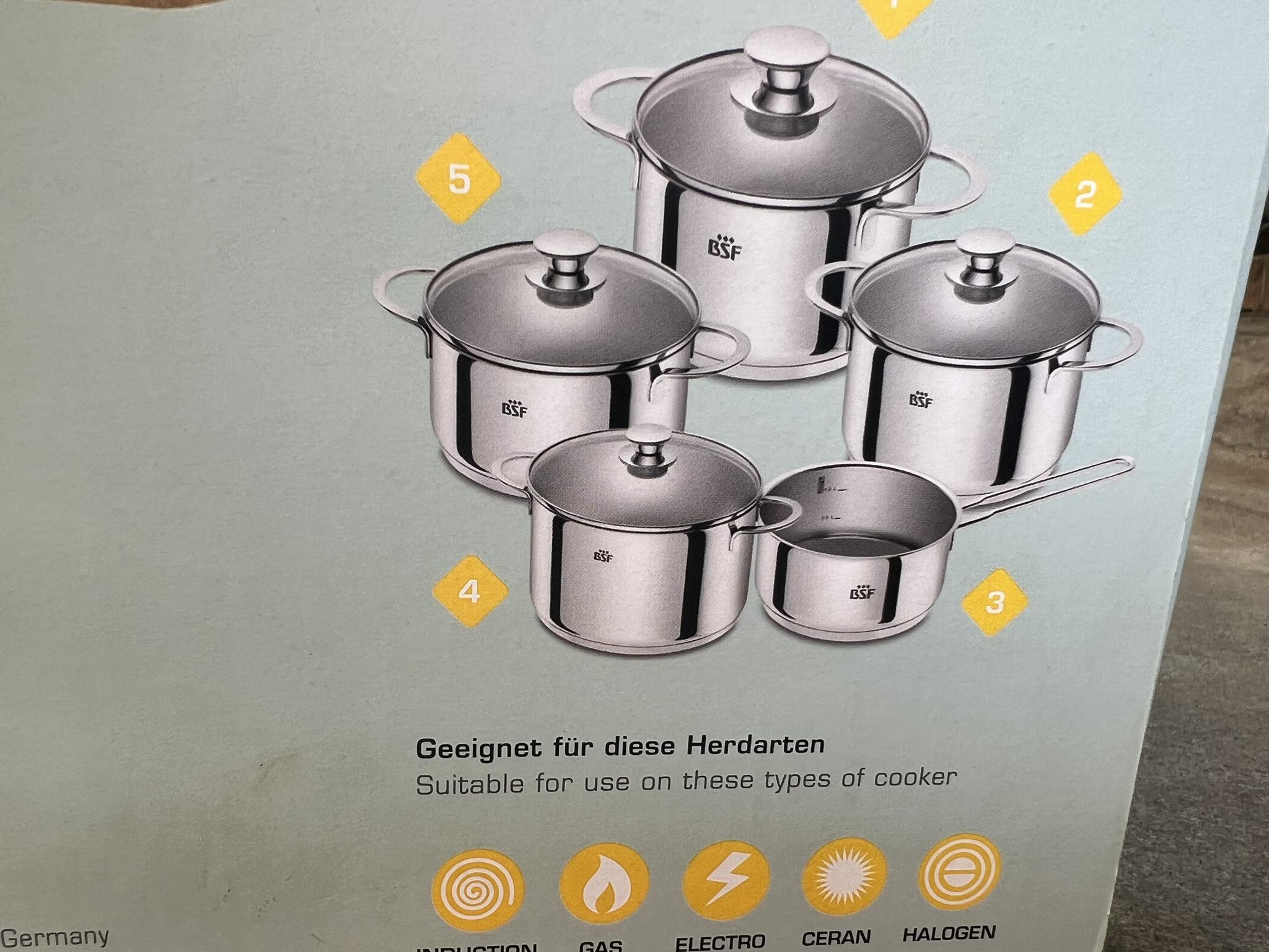 Bộ 4 nồi và 1 quánh thép 18/10 Zwilling BSF 74000-000 - Ảnh 13