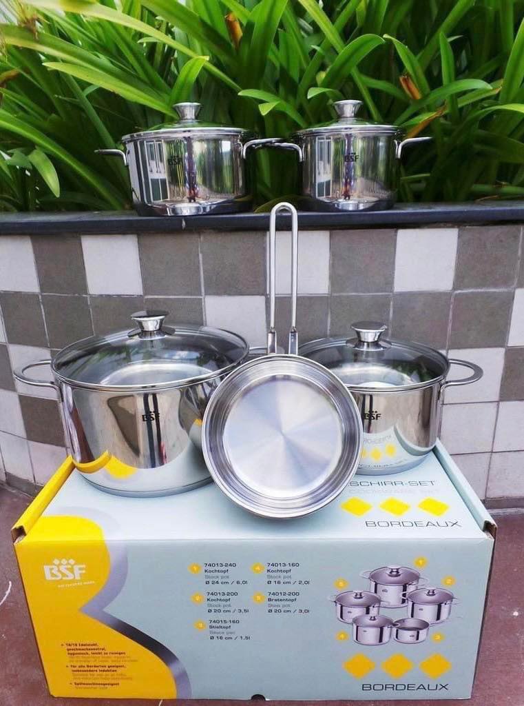 Bộ 4 nồi và 1 quánh thép 18/10 Zwilling BSF 74000-000 - Ảnh 4