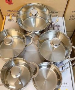 Bộ 4 nồi và 1 quánh thép 18/10 Zwilling BSF 74000-000