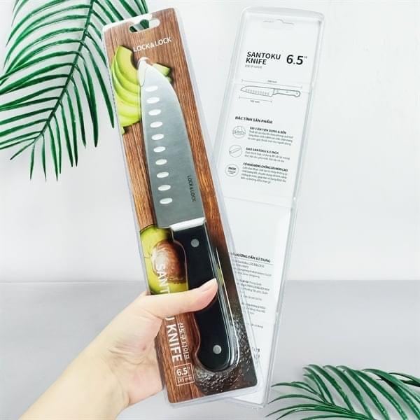 Dao thái Santoku Knife 6.5inch (29cm) LocknLock CKK921 - Ảnh 2