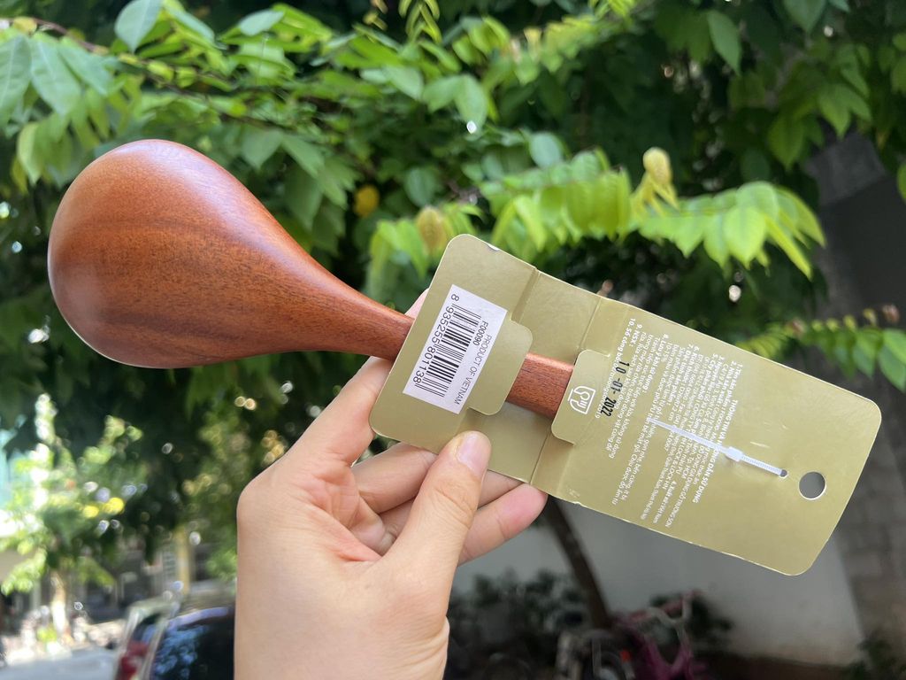 Muôi (muỗng) múc thức ăn bằng gỗ Rose Wood LocknLock F00090 - Ảnh 7