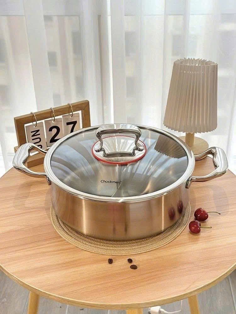 Nồi lẩu hai ngăn 30cm CKM308 Chockmen CKM-ZD30HPD - Ảnh 7
