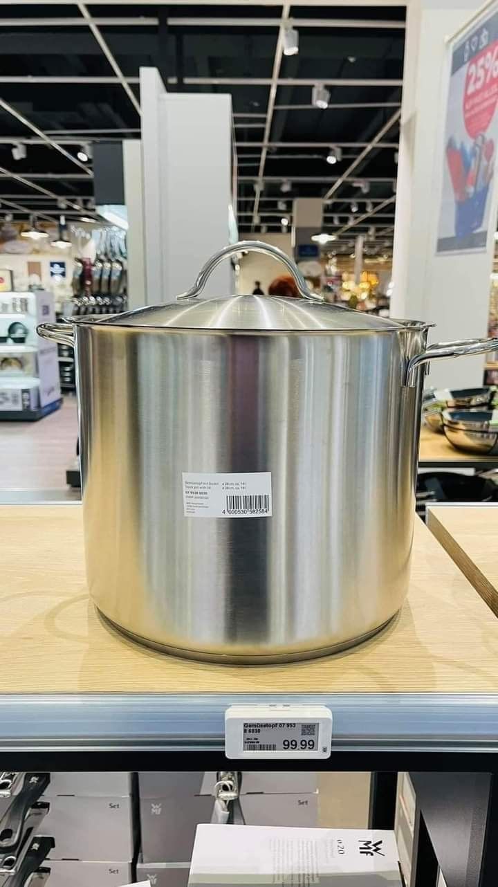 Nồi luộc gà cao cấp thép 18/10 28cm 14L WMF 3201001521 - Ảnh 8