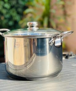 Nồi luộc gà inox 304 cao cấp 3 đáy 28cm Fivestar FPN28002