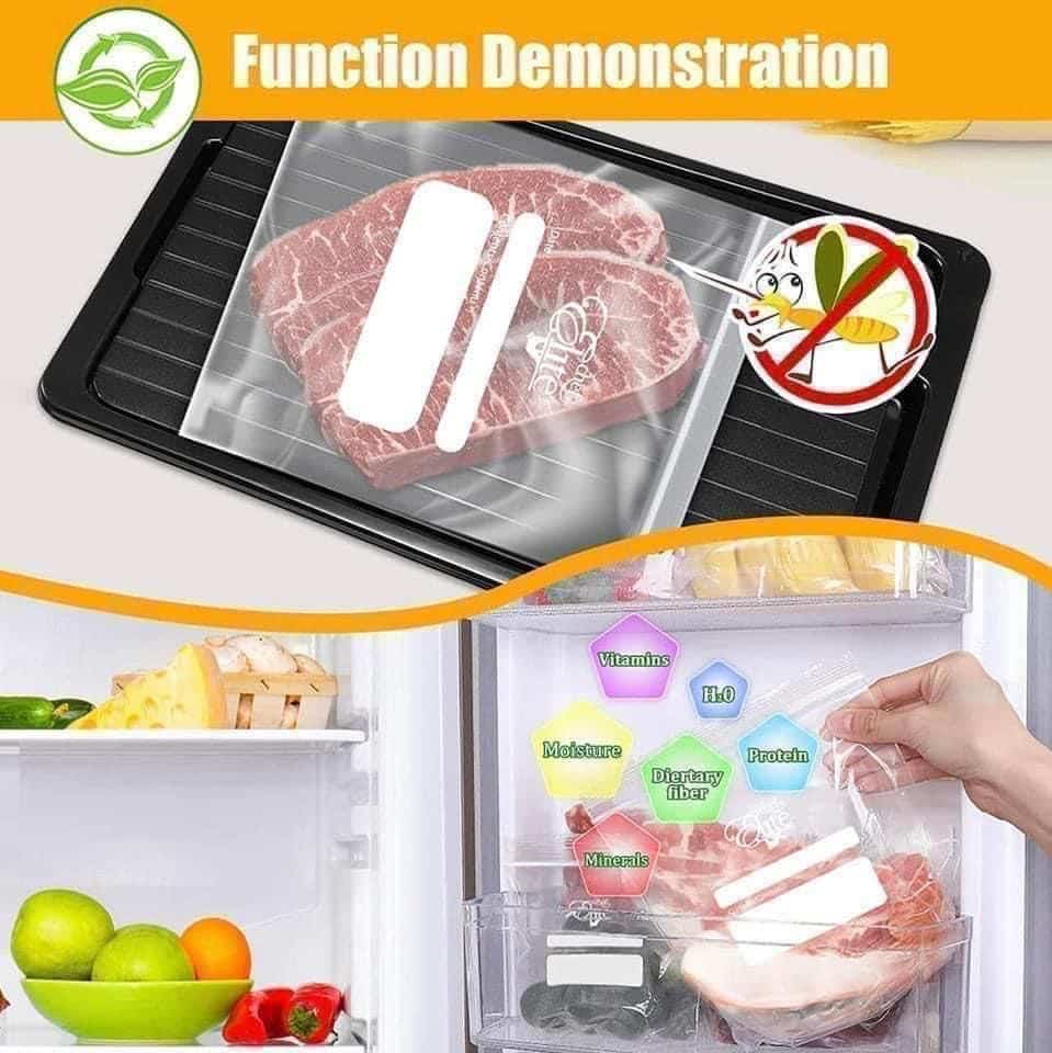 Thớt rã đông thực phẩm Gemitto – Fast Defrosting Tray – nội địa Đức - Ảnh 14