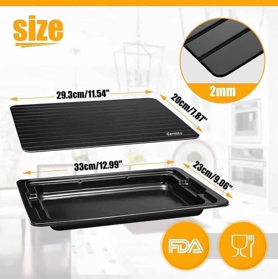 Thớt rã đông thực phẩm Gemitto – Fast Defrosting Tray – nội địa Đức - Ảnh 15