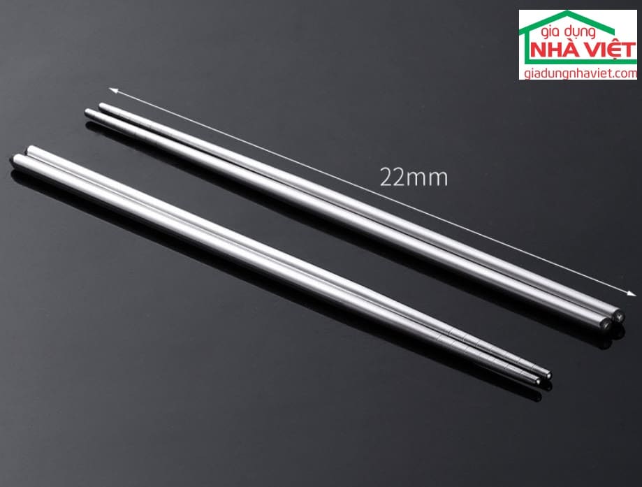 Bộ 5 đôi đũa Inox 304 Kaiwang phong cách Nhật Bản chống trơn trượt - Ảnh 23