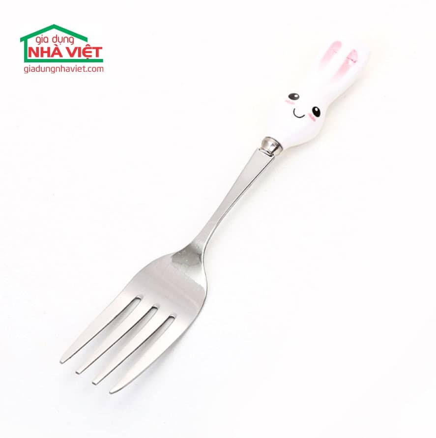 Bộ thìa dĩa trẻ em ngộ nghĩnh inox chống gỉ - Ảnh 5