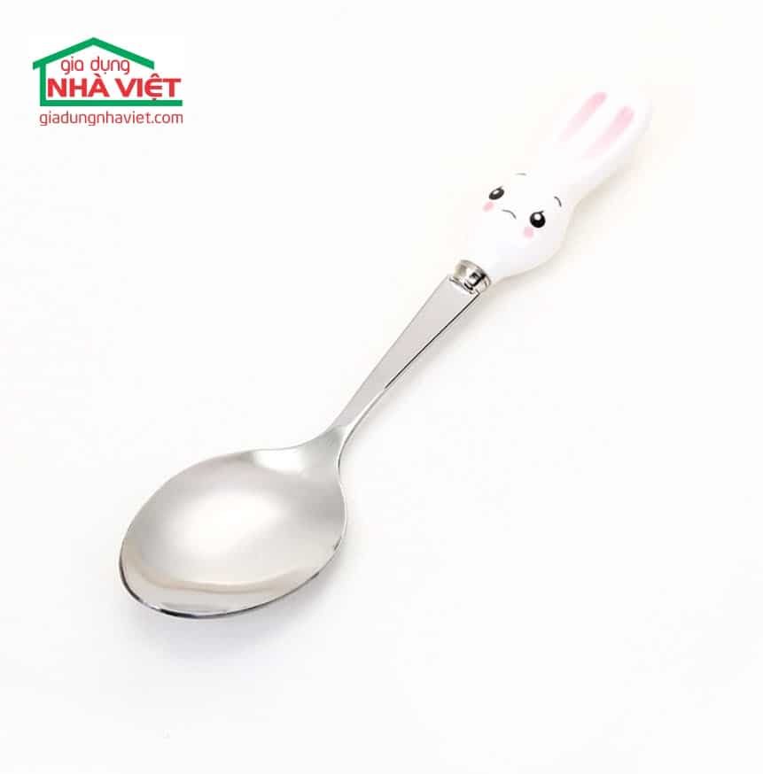 Bộ thìa dĩa trẻ em ngộ nghĩnh inox chống gỉ - Ảnh 4
