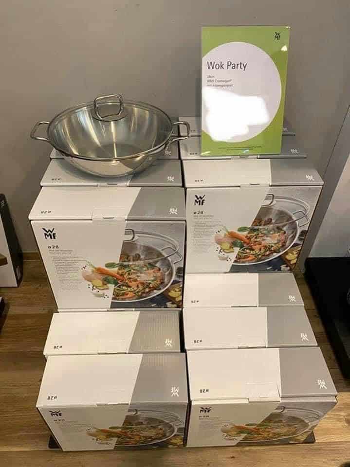 Chảo inox vung kính WMF 28cm - Ảnh 9