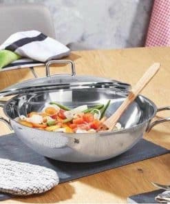 Chảo inox vung kính WMF 28cm