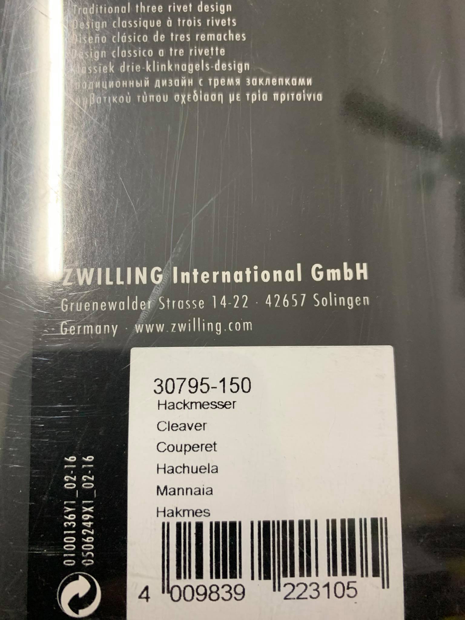 Dao chặt Twin Pollux Zwilling 30795150 - Ảnh 3
