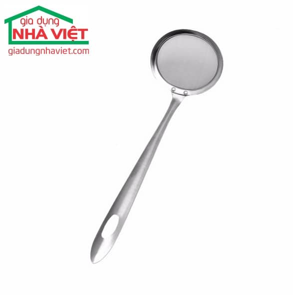 Muôi lọc vớt váng dầu mỡ inox chống gỉ - Ảnh 4
