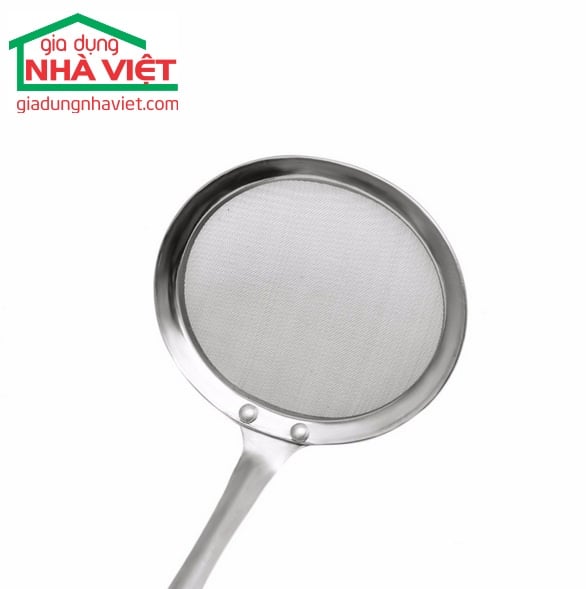 Muôi lọc vớt váng dầu mỡ inox chống gỉ - Ảnh 6