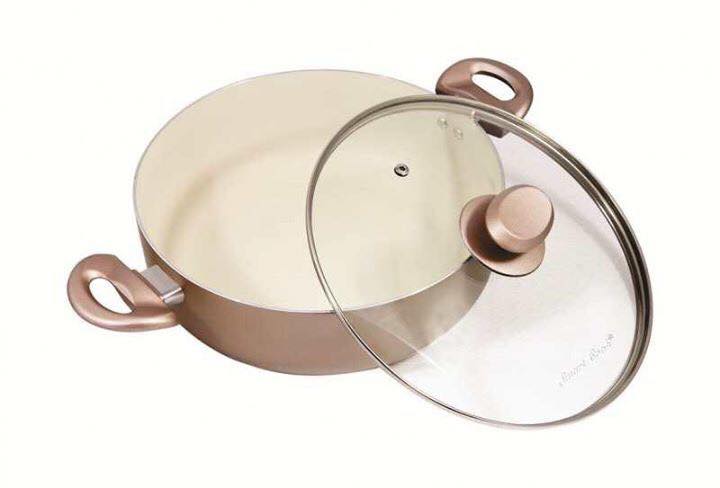 NỒI LẨU TRÁNG SỨ ĐÁY TỪ ELMICH SMARTCOOK PHI 26cm - Ảnh 2
