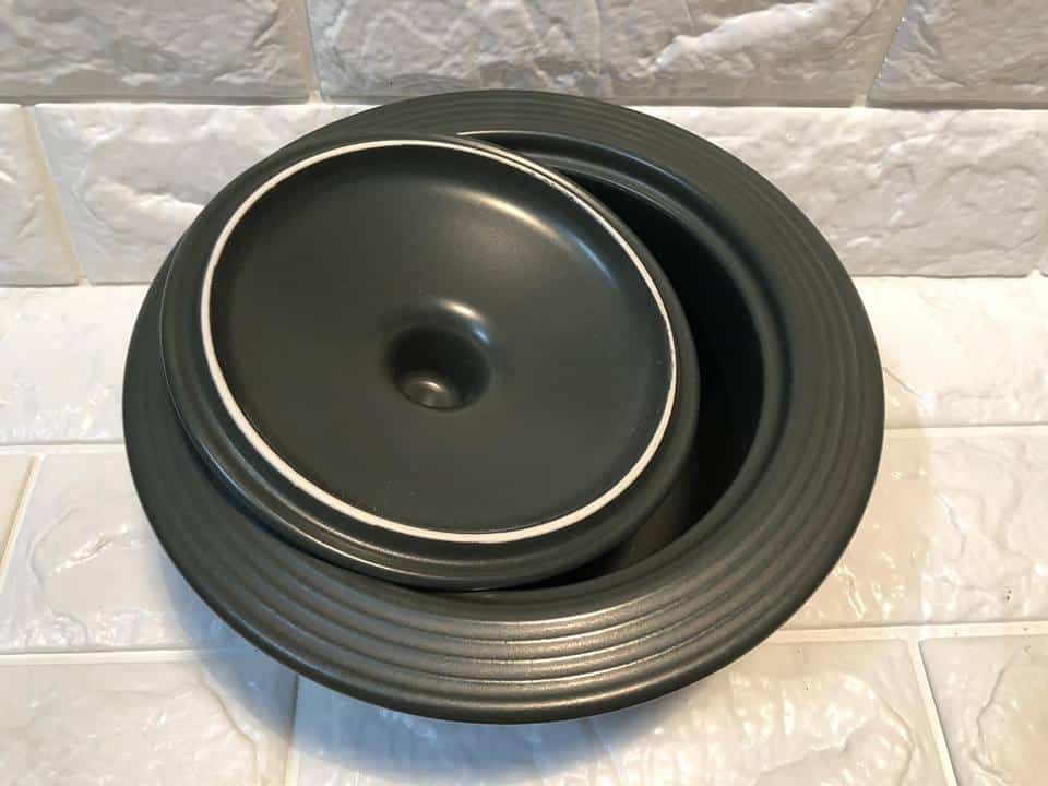 Nồi sứ dưỡng sinh Minh Long vành tròn 1L – quà tặng từ Vinamilk - Ảnh 4
