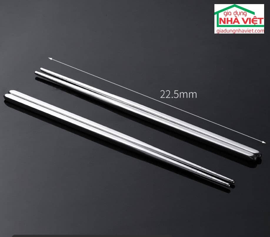 Bộ 5 đôi đũa Inox 304 Kaiwang phong cách Nhật Bản chống trơn trượt - Ảnh 16