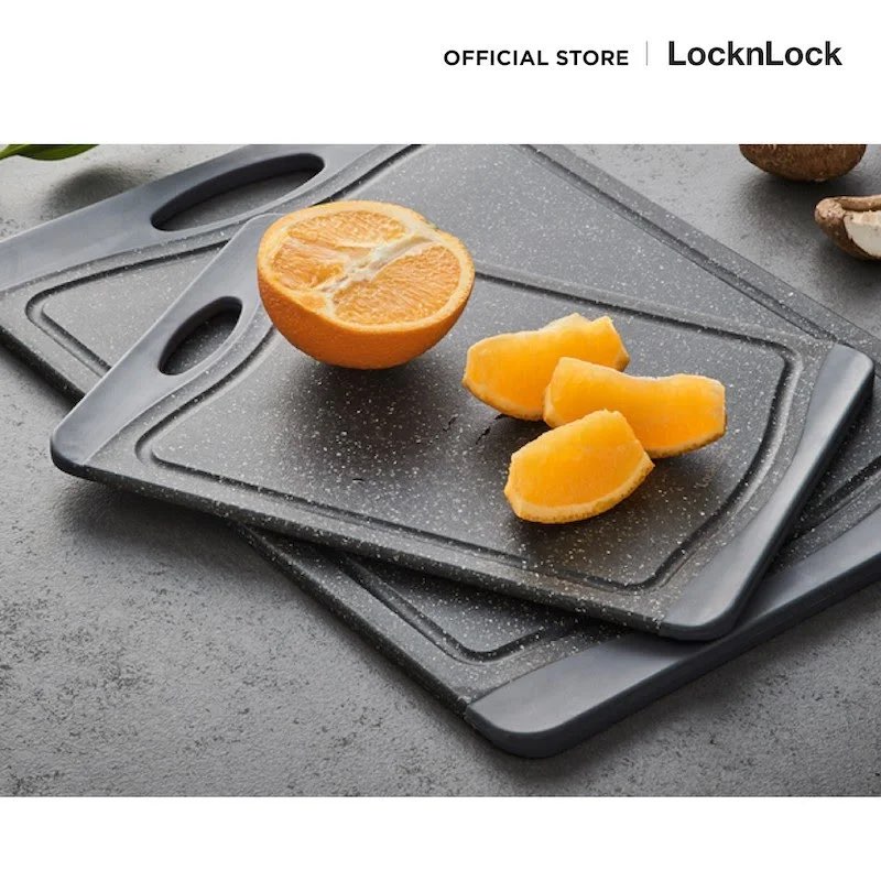 Thớt nhựa kháng khuẩn Black Marble LocknLock 3 size CKD006 CKD007 CKD008 - Ảnh 6
